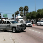 Registra entrada a Rosarito largas filas por filtros sanitarios